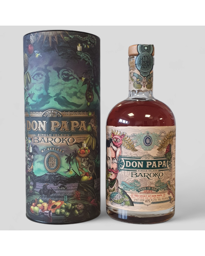 Rhum Don Papa Baroko "harvest" Canister 40° 70cl