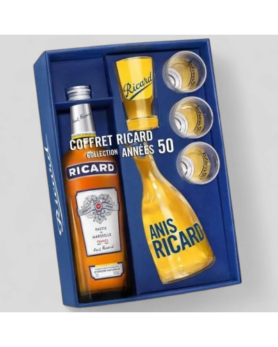 Coffret Ricard Annees 50 70 cl