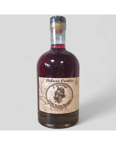 Rhum arrangé Litchi Fruits Rouges 30° 70cl