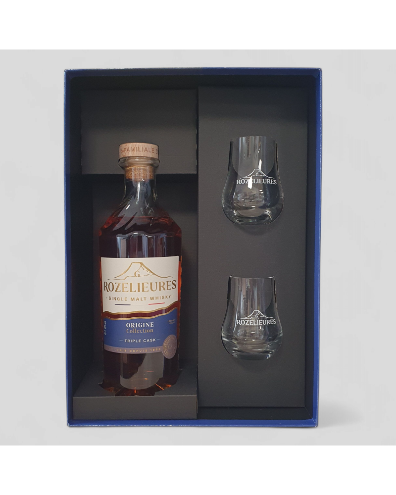 Coffret Rozelieures 70cl + 2 verres