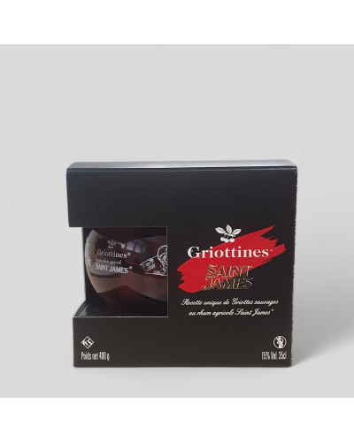 Griottines au Rhum Saint James 15° 35cl Griottines au Rhum Saint James 15° 35cl