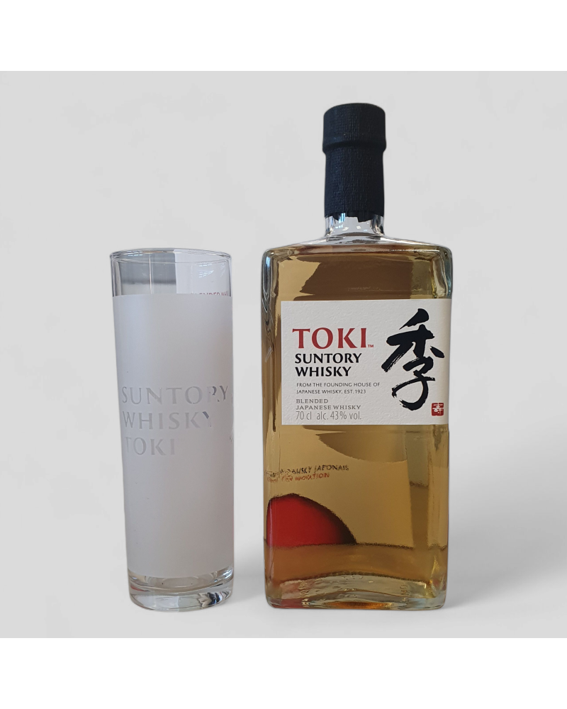 Coffret Whisky Suntory Toki 43° 70cl + 1 Verre