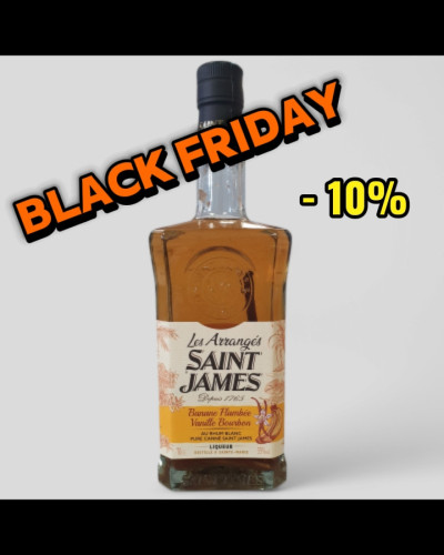 Rhum arrangé Saint James Banane Flambée 35° 70cl