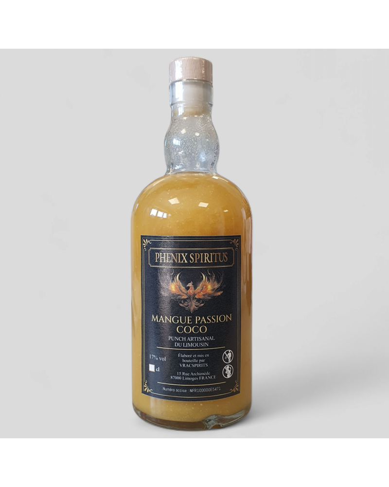 Punch Mangue-Passion-Coco 17° 70cl