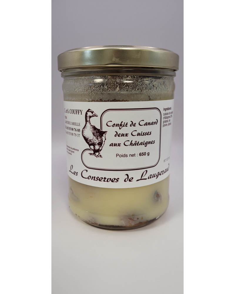 Confit 2 Cuisses Chataignes 650g