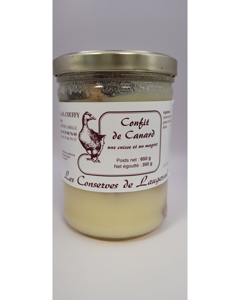 Confit Magret + Cuisse 650g