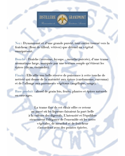 Liqueur de Grandmont 48° 70cl