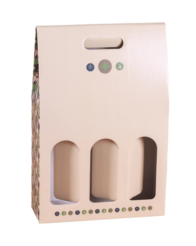 Valisette Carton 3 Btles vin