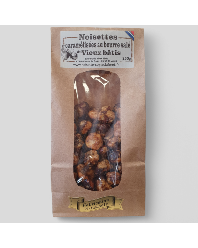 Noisettes caramélisées 250 gr