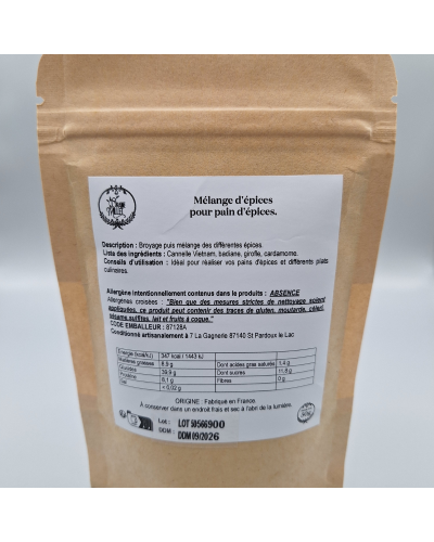 Z-Mélange d'épices pour pain d'épices 50gr